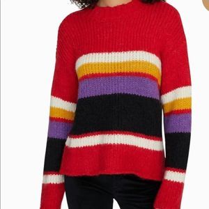 Sanctuary Red Tunic Sweater Medium